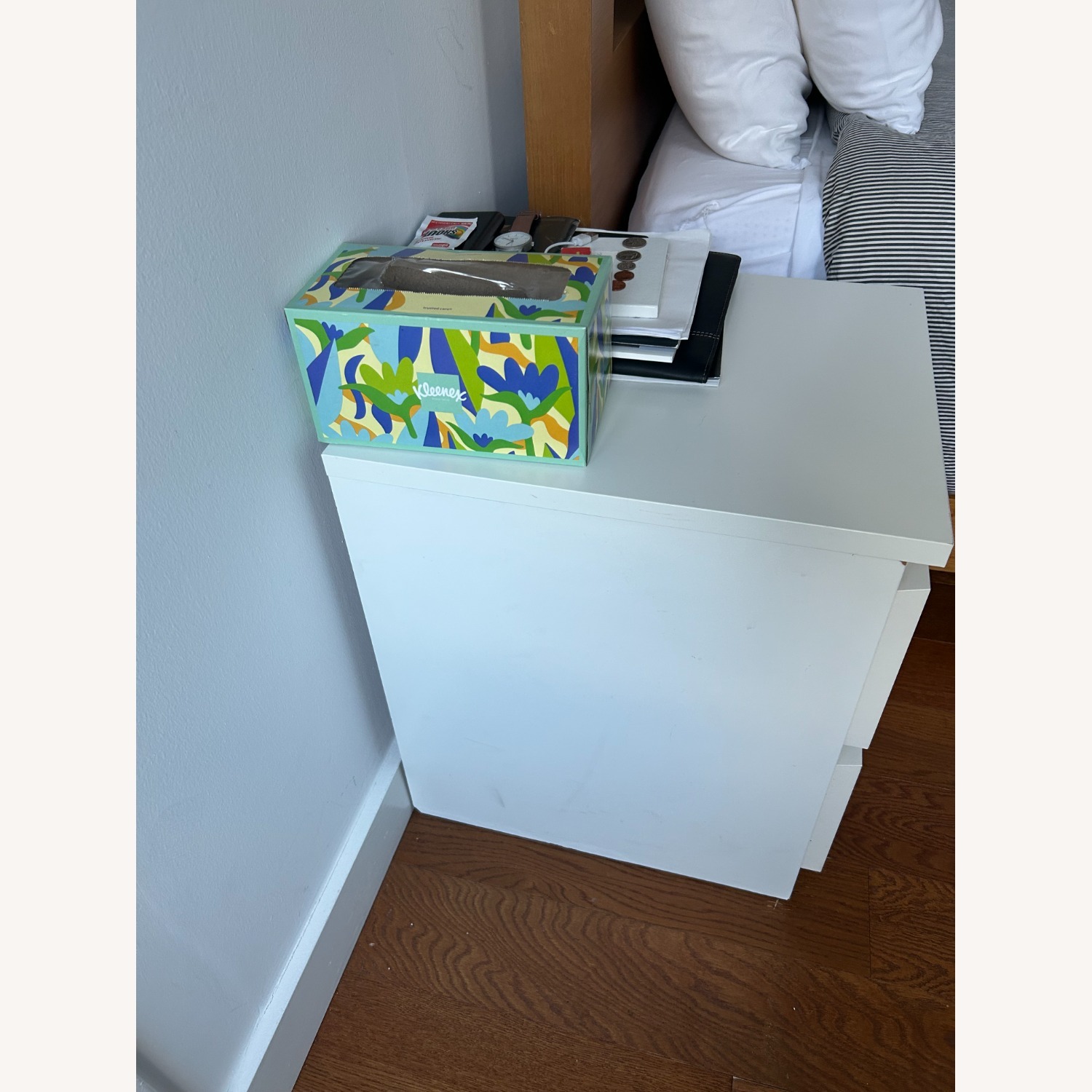 White Table Nightstand - image-3