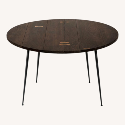 Used ABC Carpet and Home Core Dark Brown Wood Dining Table for sale on AptDeco