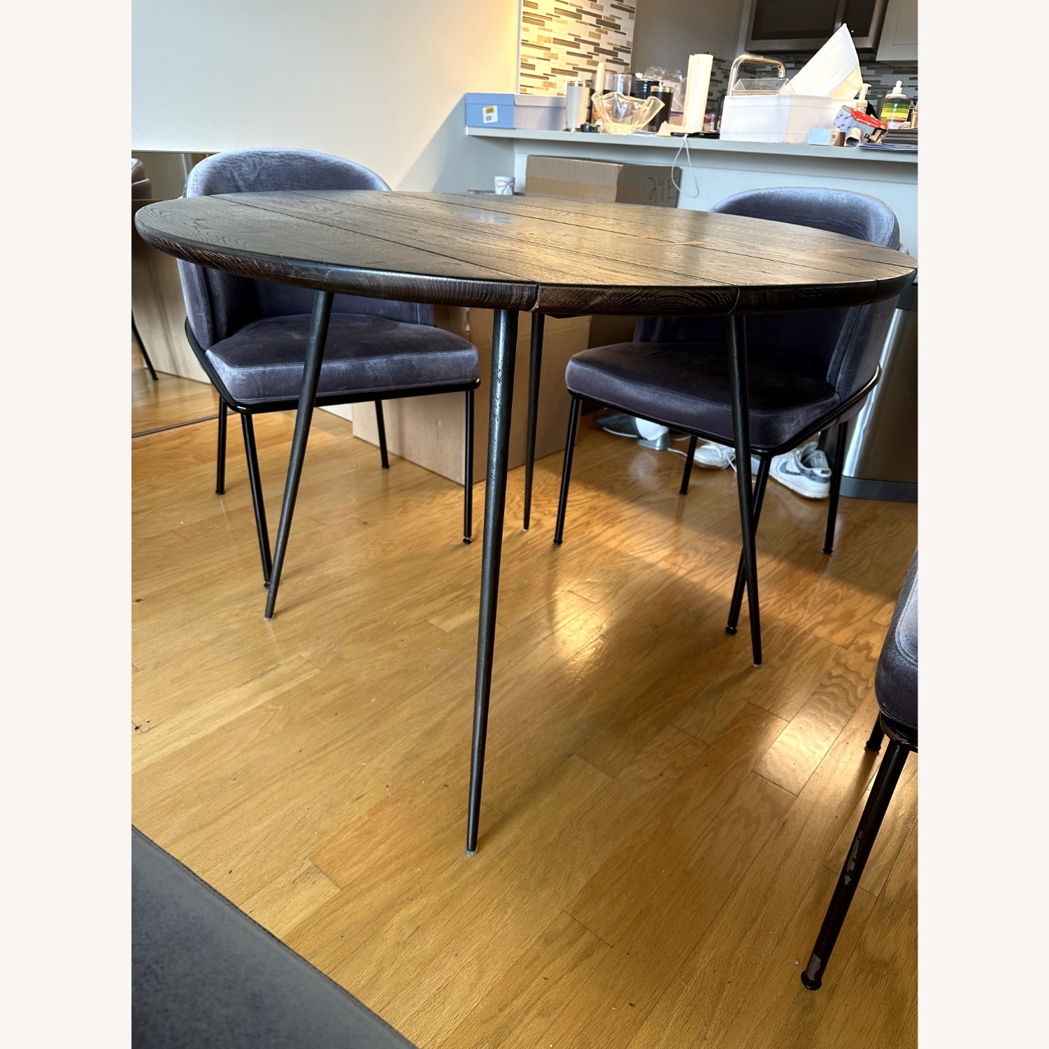 ABC Carpet and Home Core Dark Brown Wood Dining Table - image-3
