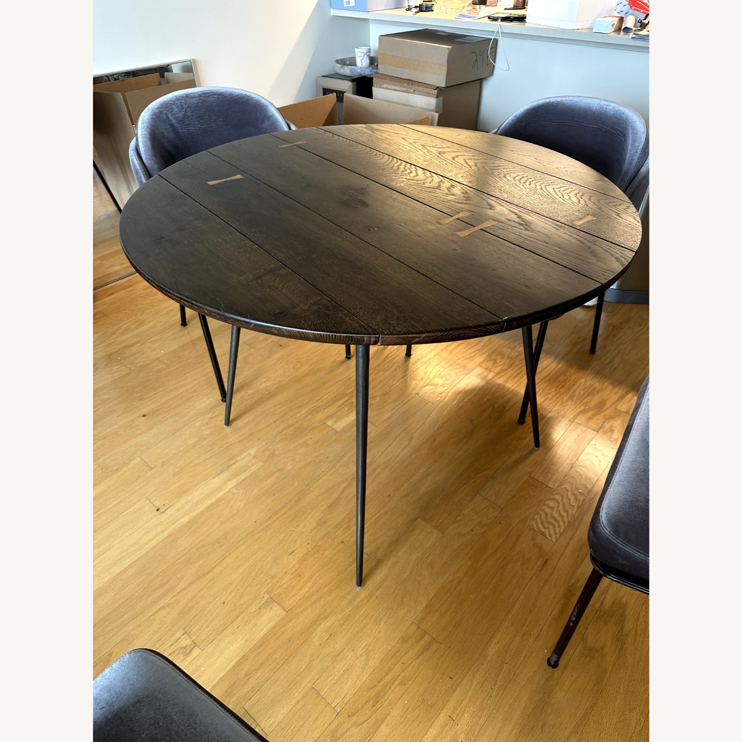 ABC Carpet and Home Core Dark Brown Wood Dining Table - image-2
