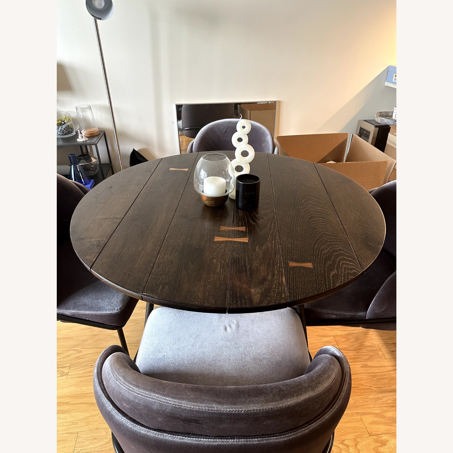 ABC Carpet and Home Core Dark Brown Wood Dining Table - image-5