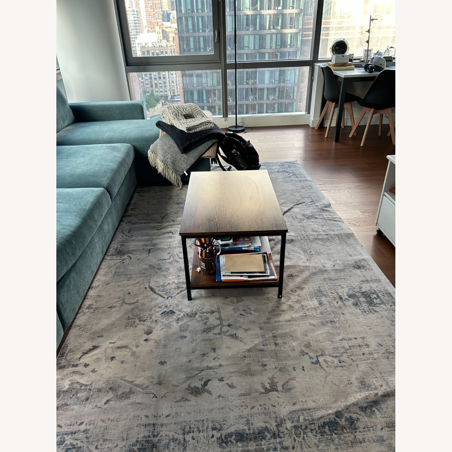 Dark Brown Coffee Table - image-3