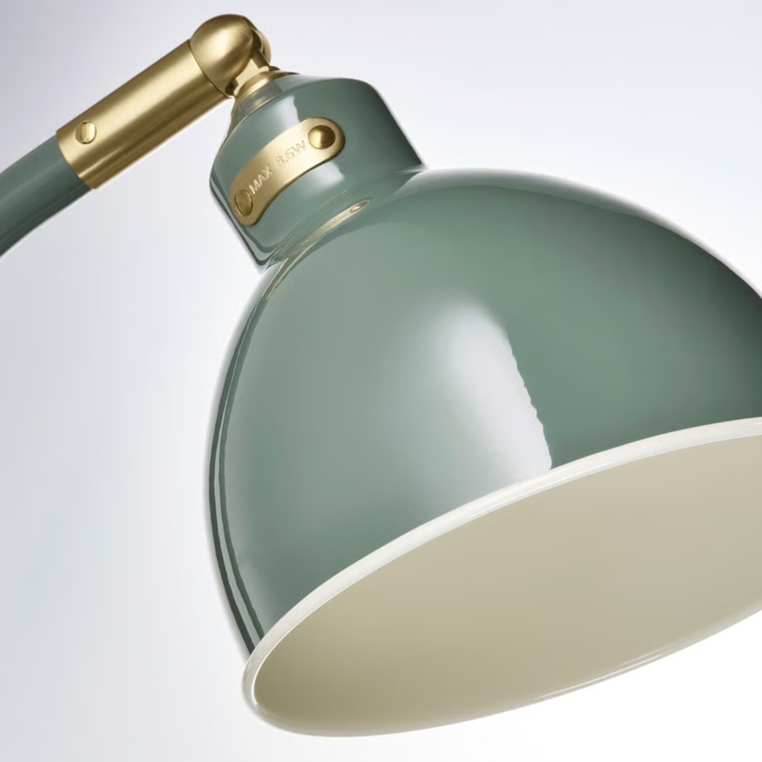 IKEA Rodflik Green Metal Table Lamps - image-2