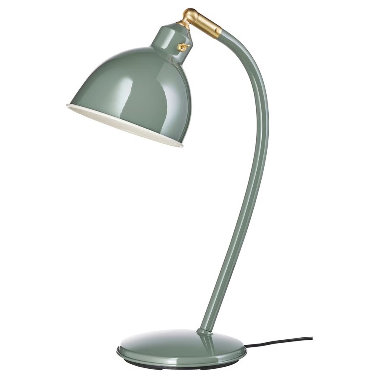 IKEA Rodflik Green Metal Table Lamps - image-1