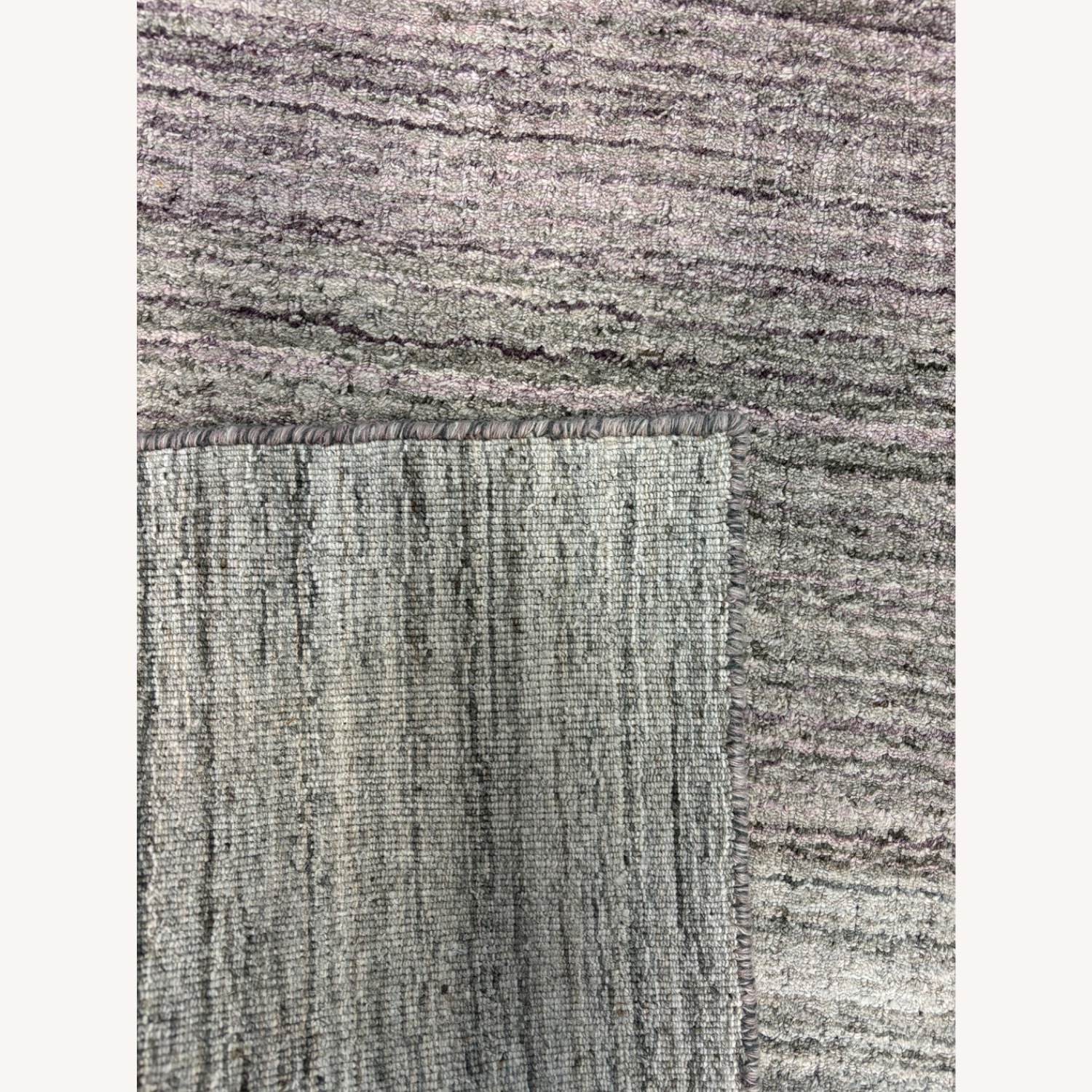 Light Gray Wool Area Rug 8' x 10' - image-5