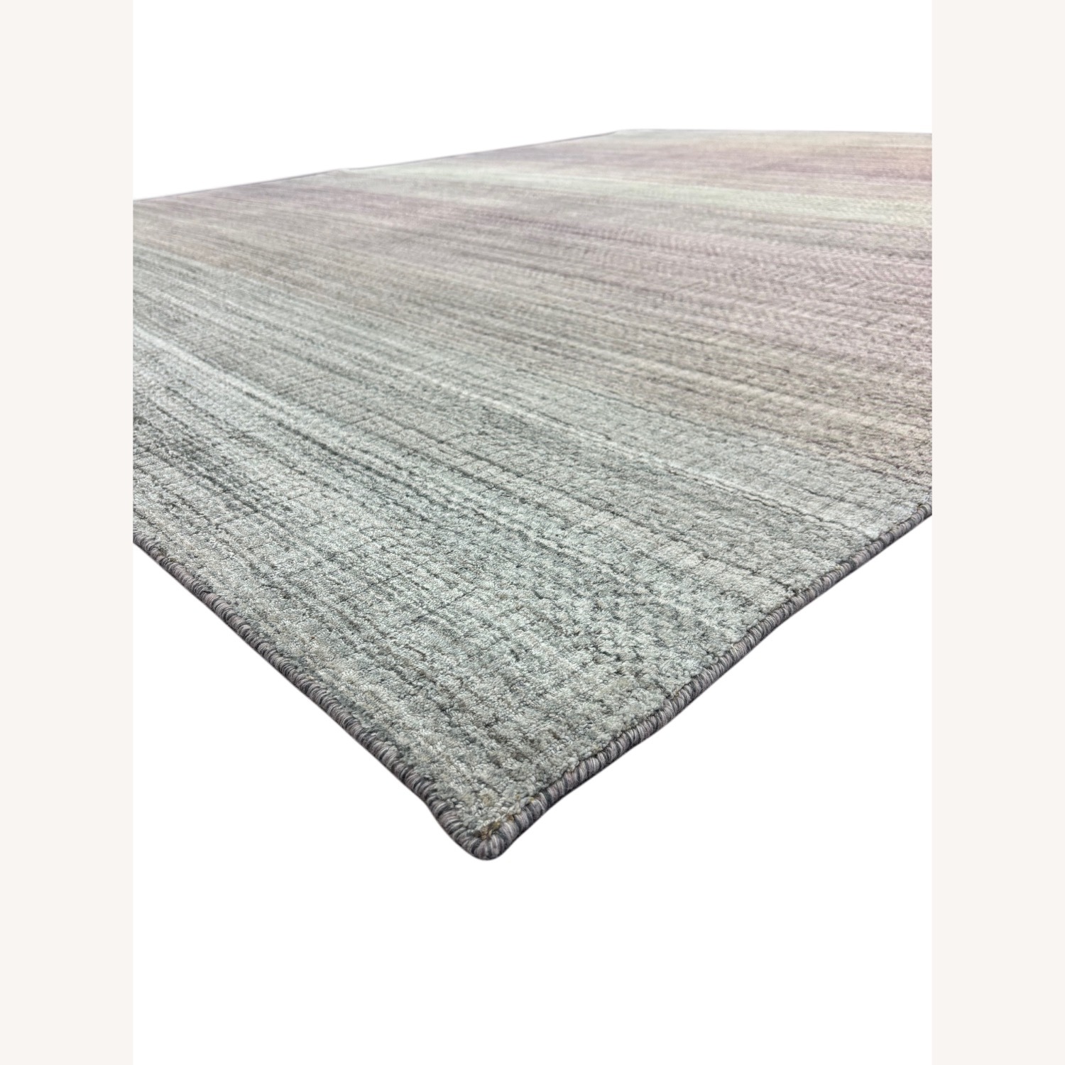 Light Gray Wool Area Rug 8' x 10' - image-3