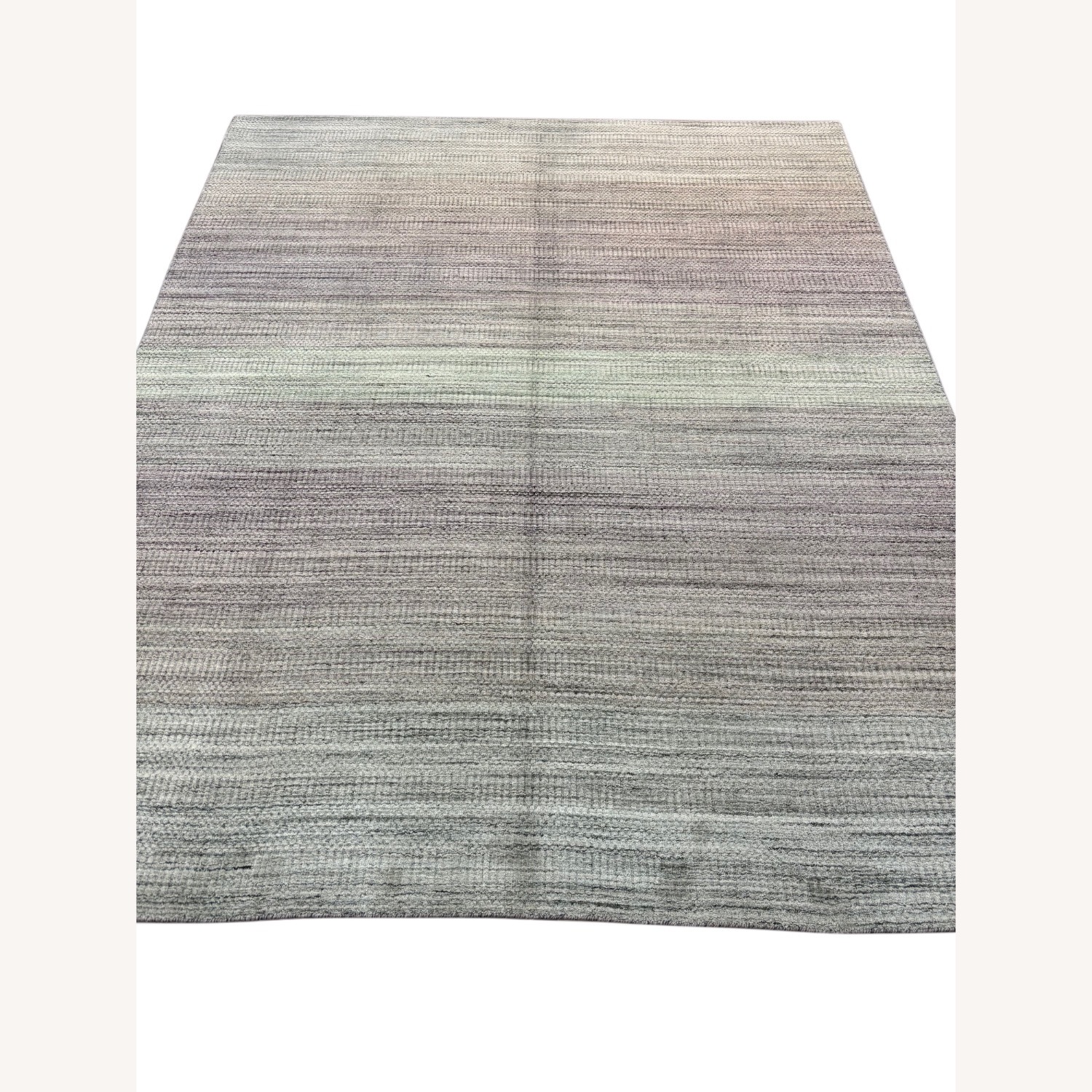 Light Gray Wool Area Rug 8' x 10' - image-2