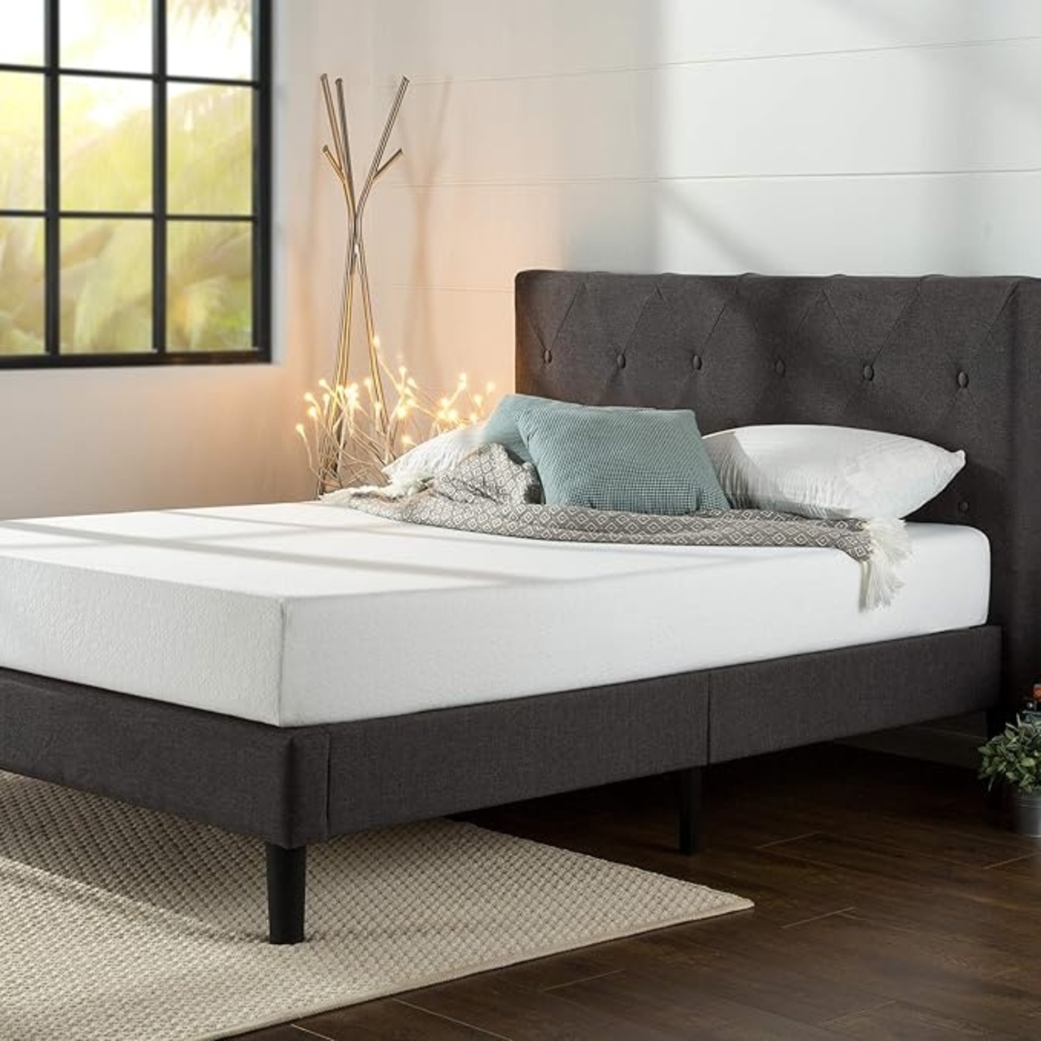 Zinus Shalini Upholstered Platform Bed Frame - image-4