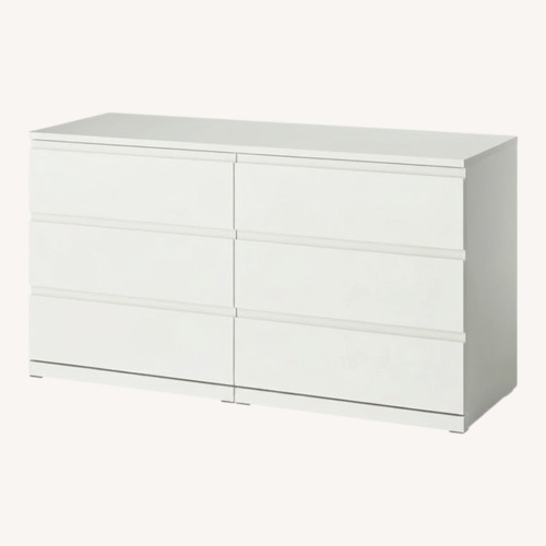 Used IKEA STORKLINTA White Dresser for sale on AptDeco