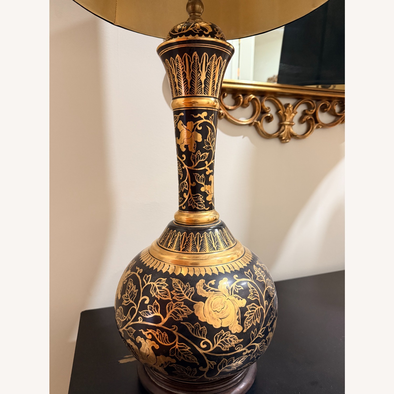 Vintage/Antique Black Table Lamps - image-2
