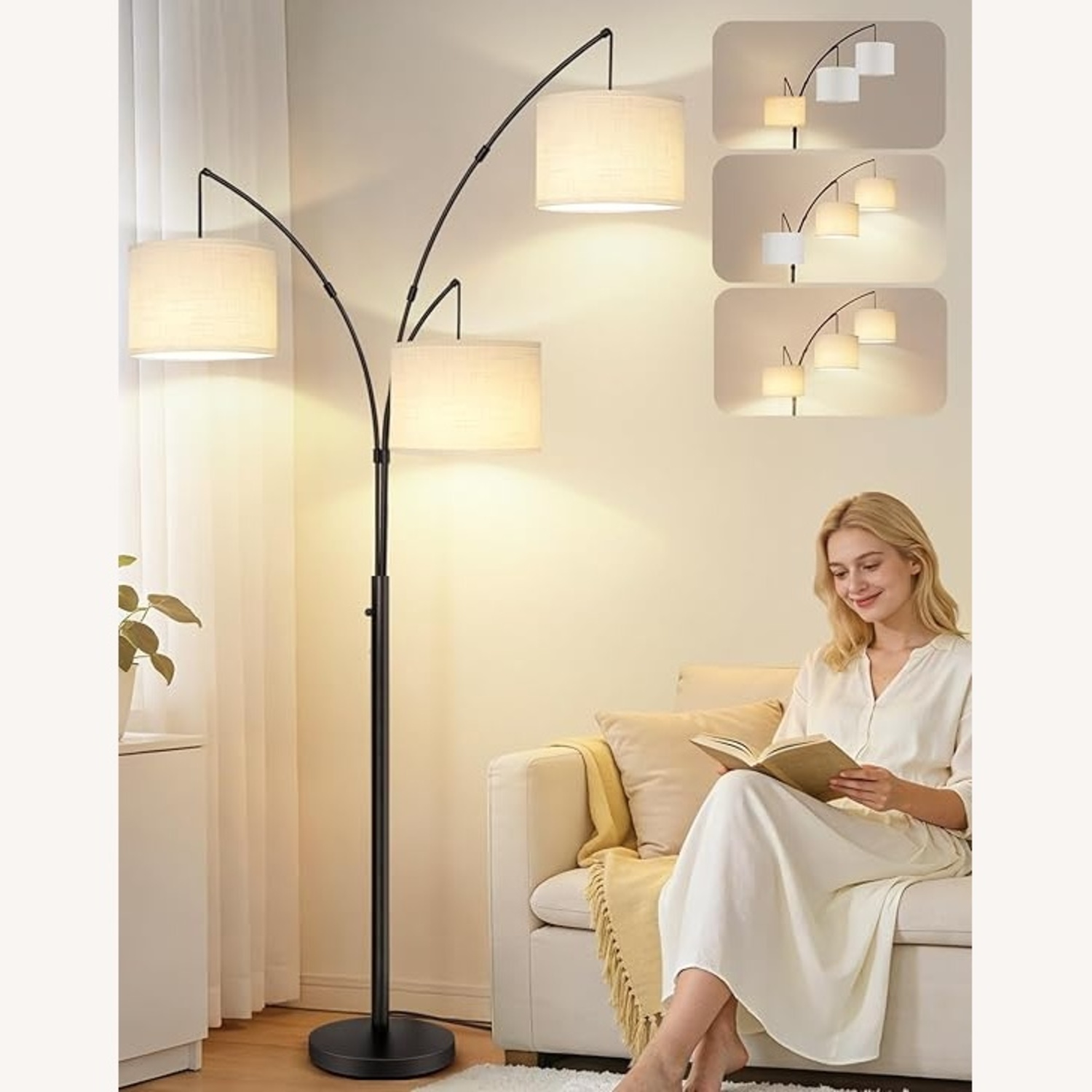 Amazon OUTON Arc Led Floor Lamp - image-4