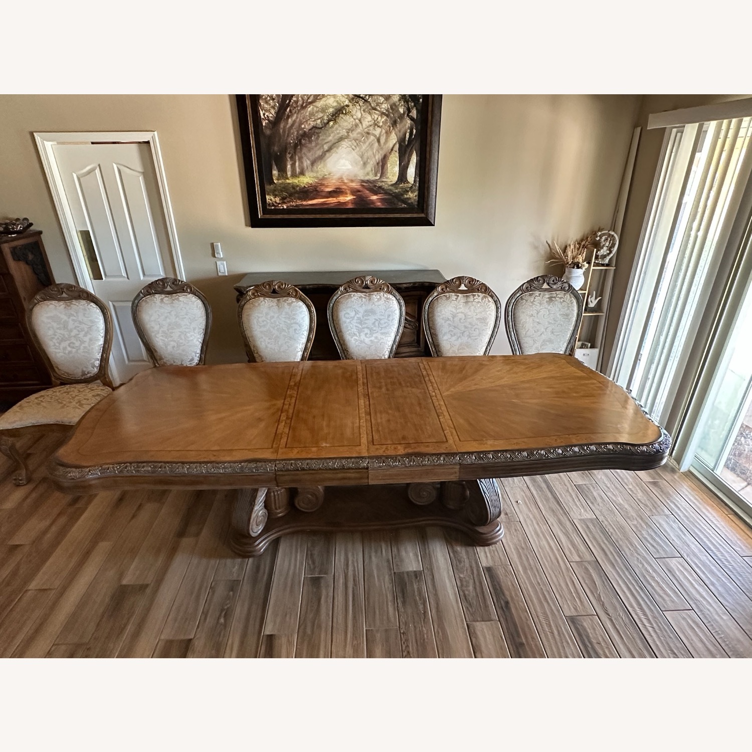 Amaretto Dining Table with 6 Chairs - image-1