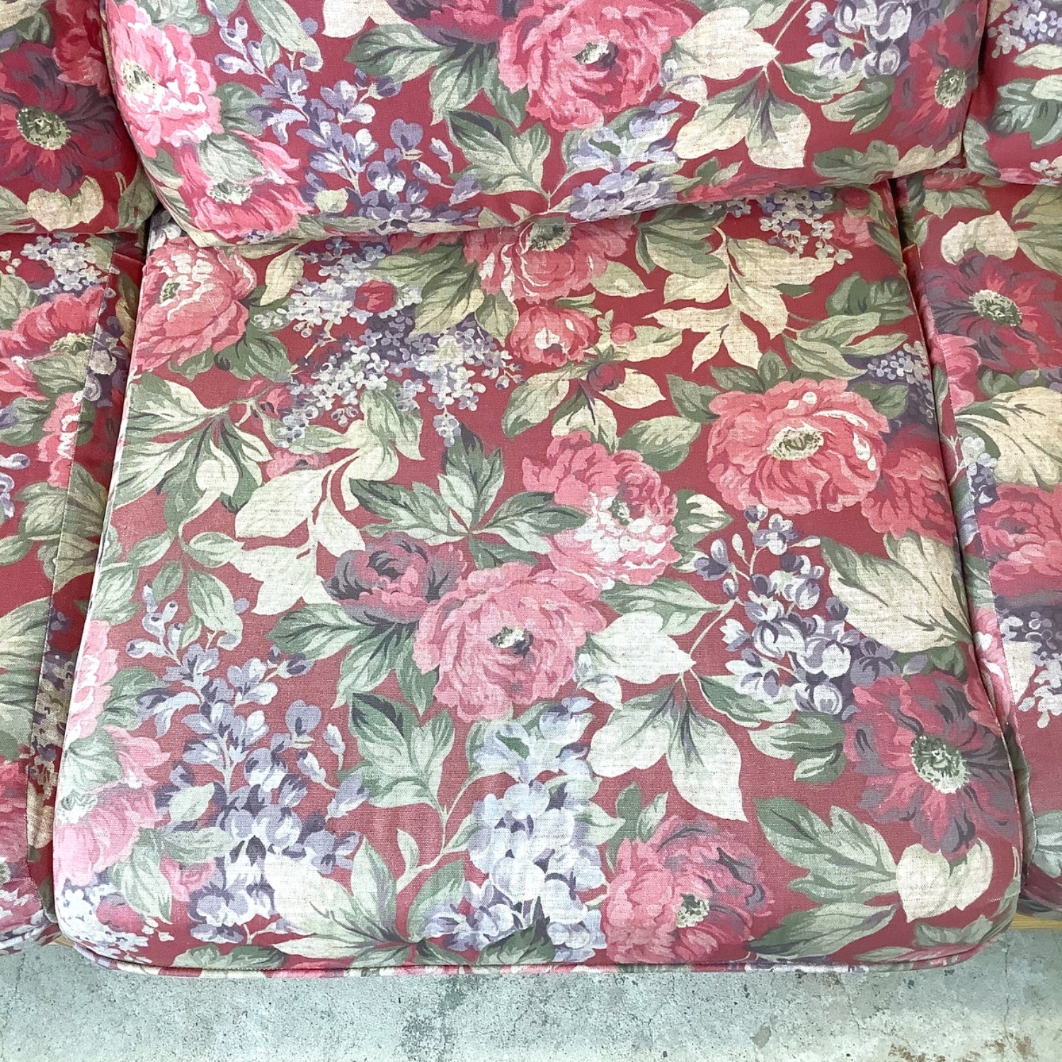 Vintage Rattan Palm Beach Style Sofa - image-20