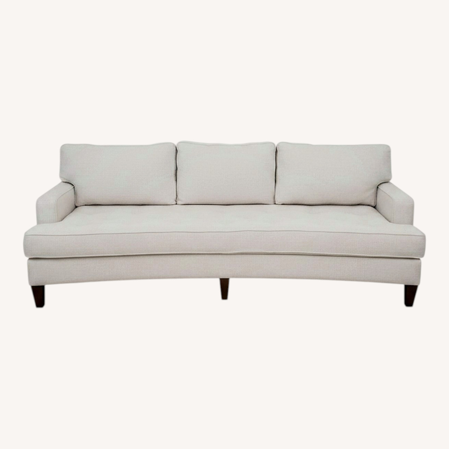 Havertys Gianna White Fabric 3+ Seater Sofa - image-0