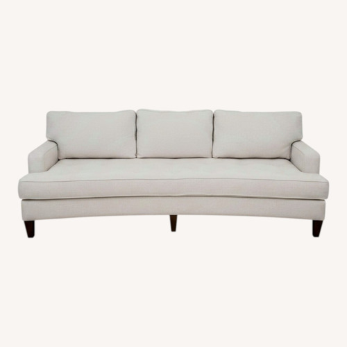 Used Havertys Gianna White Fabric 3+ Seater Sofa for sale on AptDeco