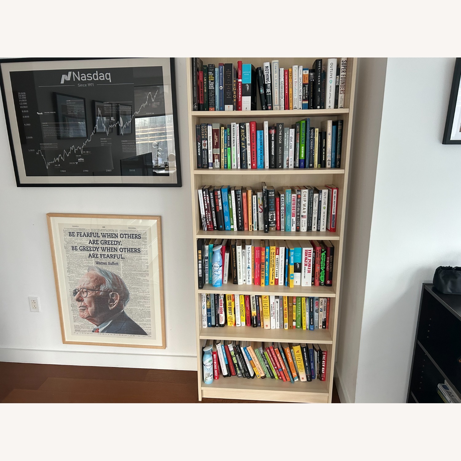 Tall White Bookshelf  - image-2