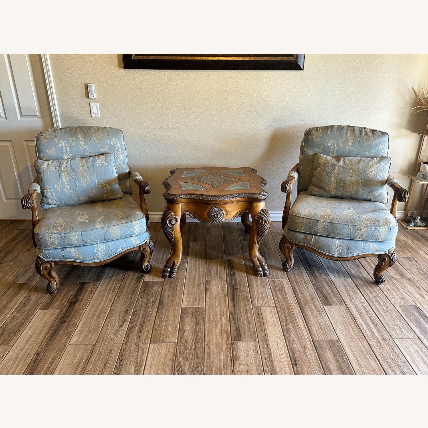 Michael Amini Amaretto Collection Arm Chair - image-1