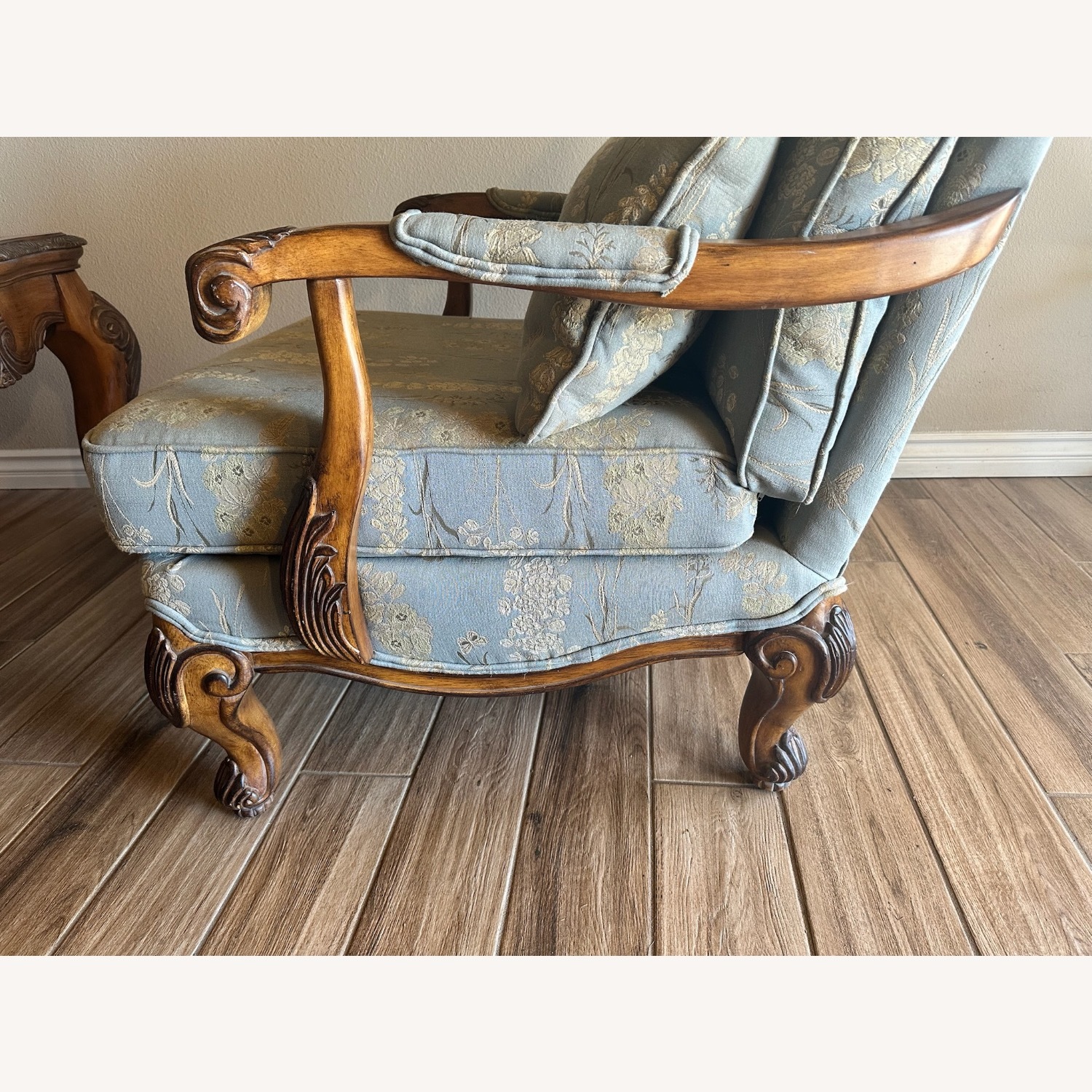 Michael Amini Amaretto Collection Arm Chair - image-4