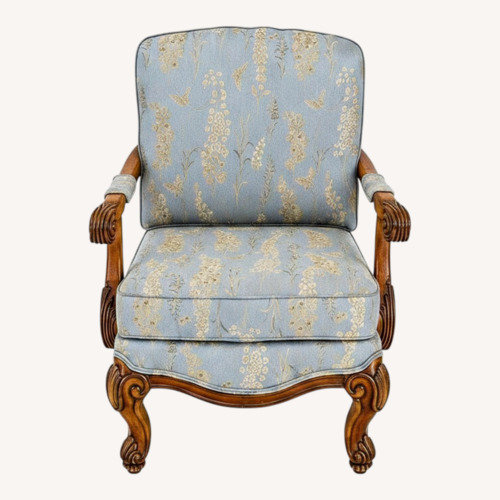 Used Michael Amini Amaretto Collection Arm Chair for sale on AptDeco