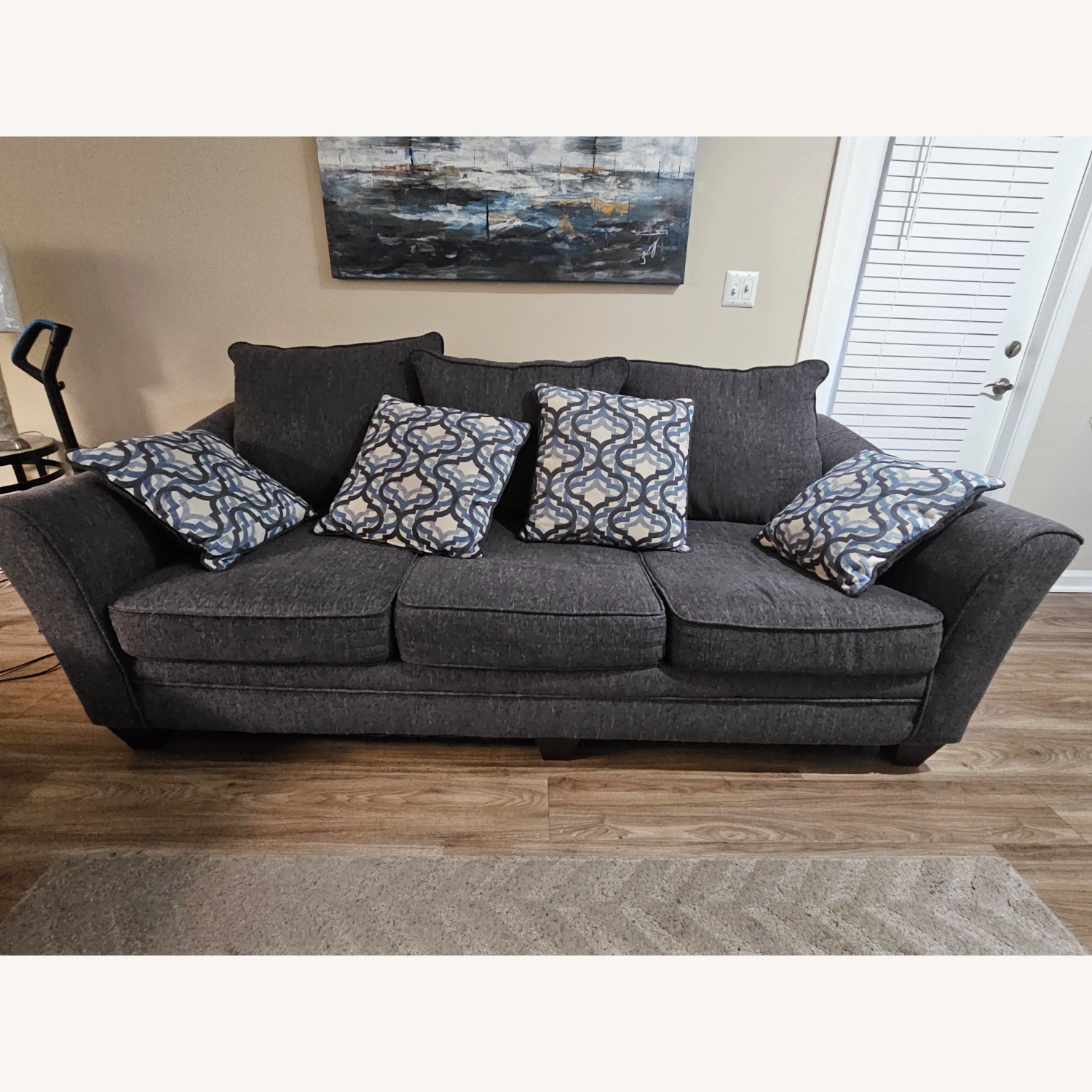 Rooms To Go Blue Sleeper Sofa - image-2