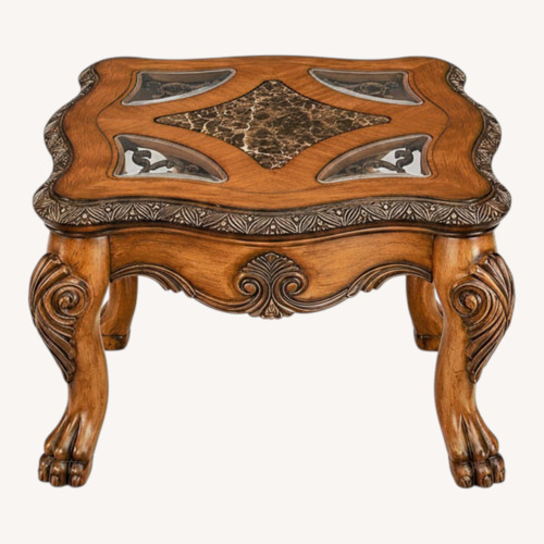 Used Michael Amini Amaretto Side Table for sale on AptDeco