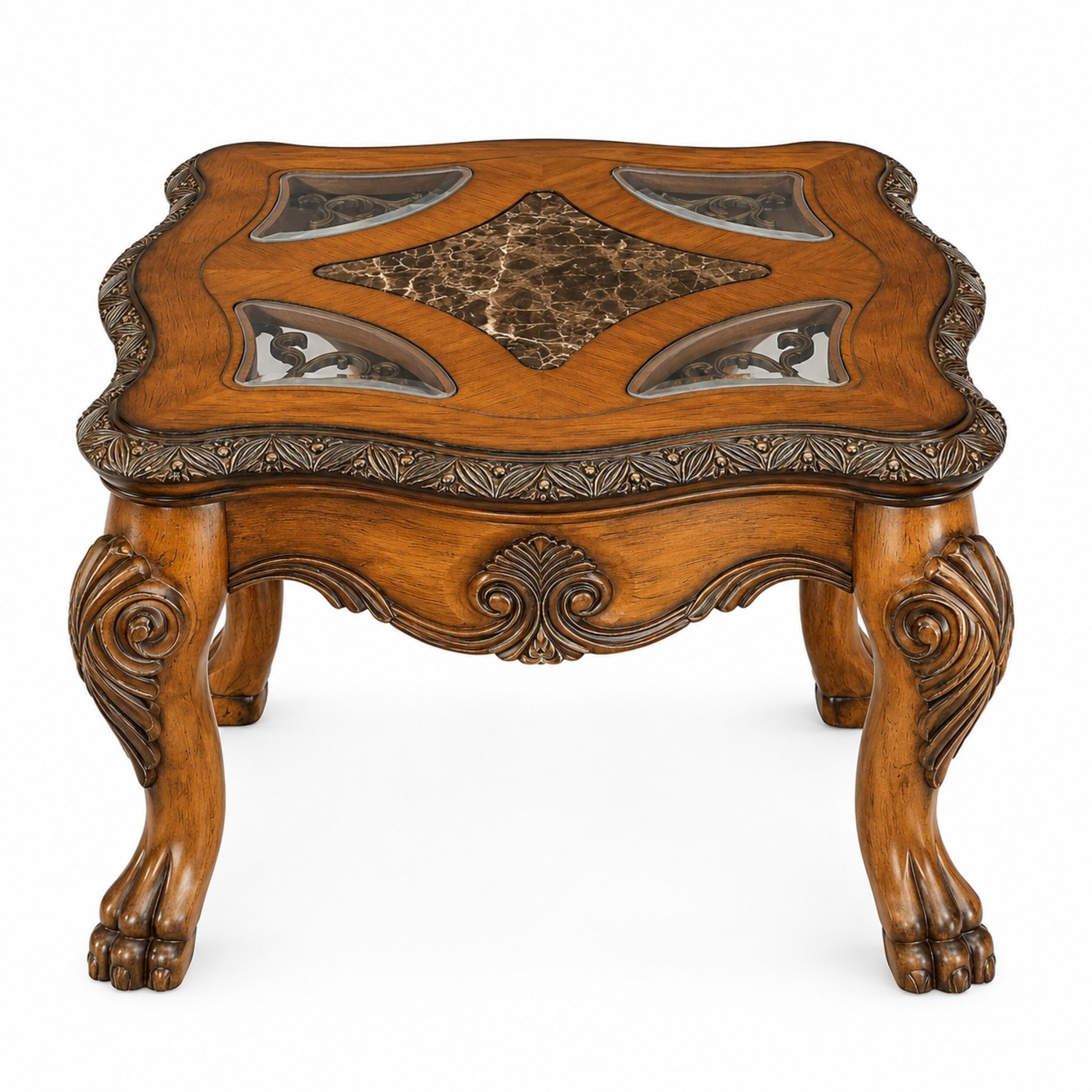 Michael Amini Amaretto Side Table - image-5