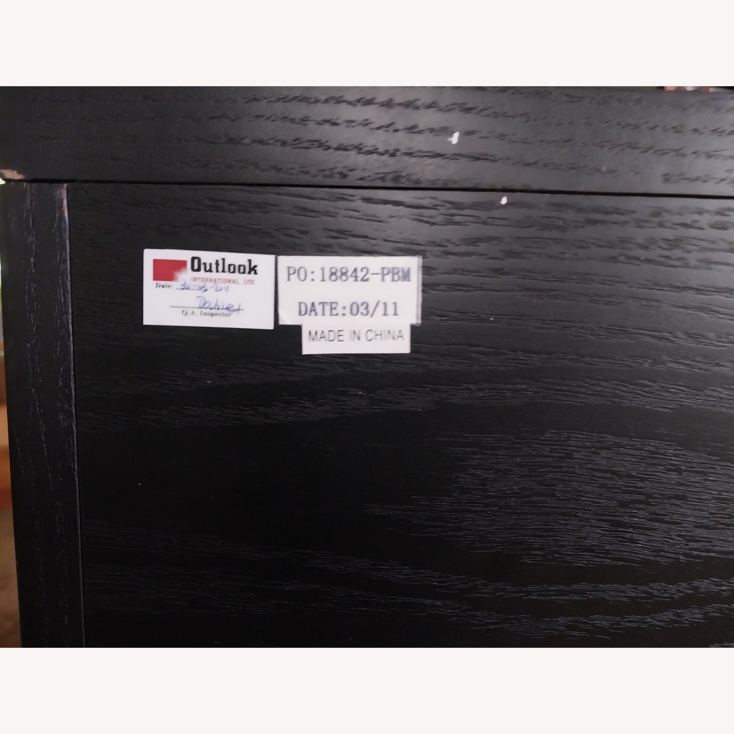 Pottery Barn Black Wood Desk - image-16