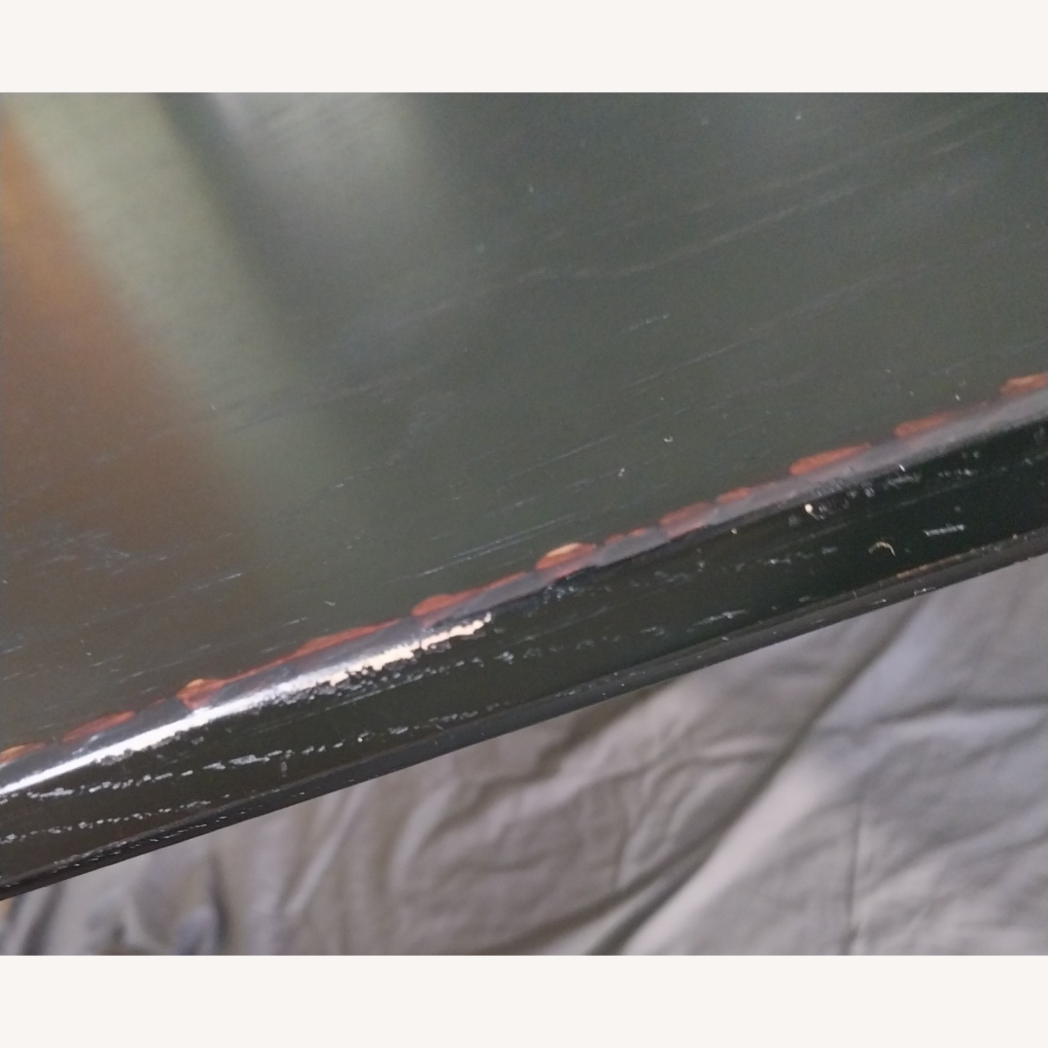 Pottery Barn Black Wood Desk - image-4