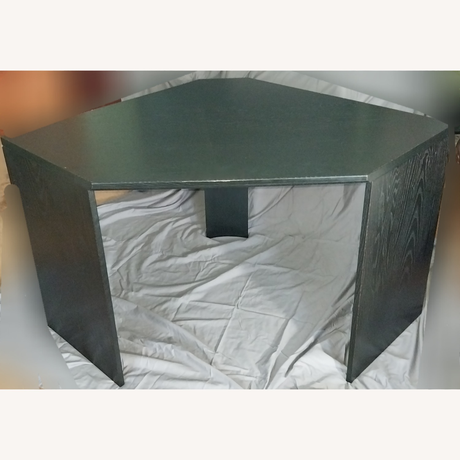 Pottery Barn Black Wood Desk - image-1