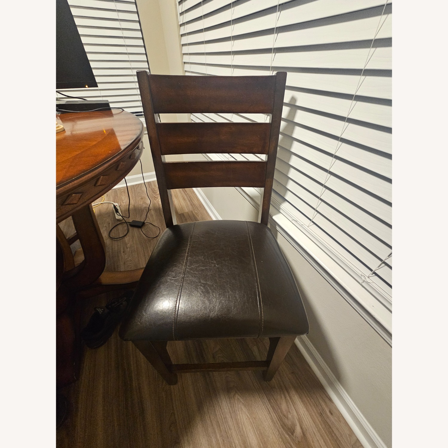 Dark Brown Dining Chairs - image-3