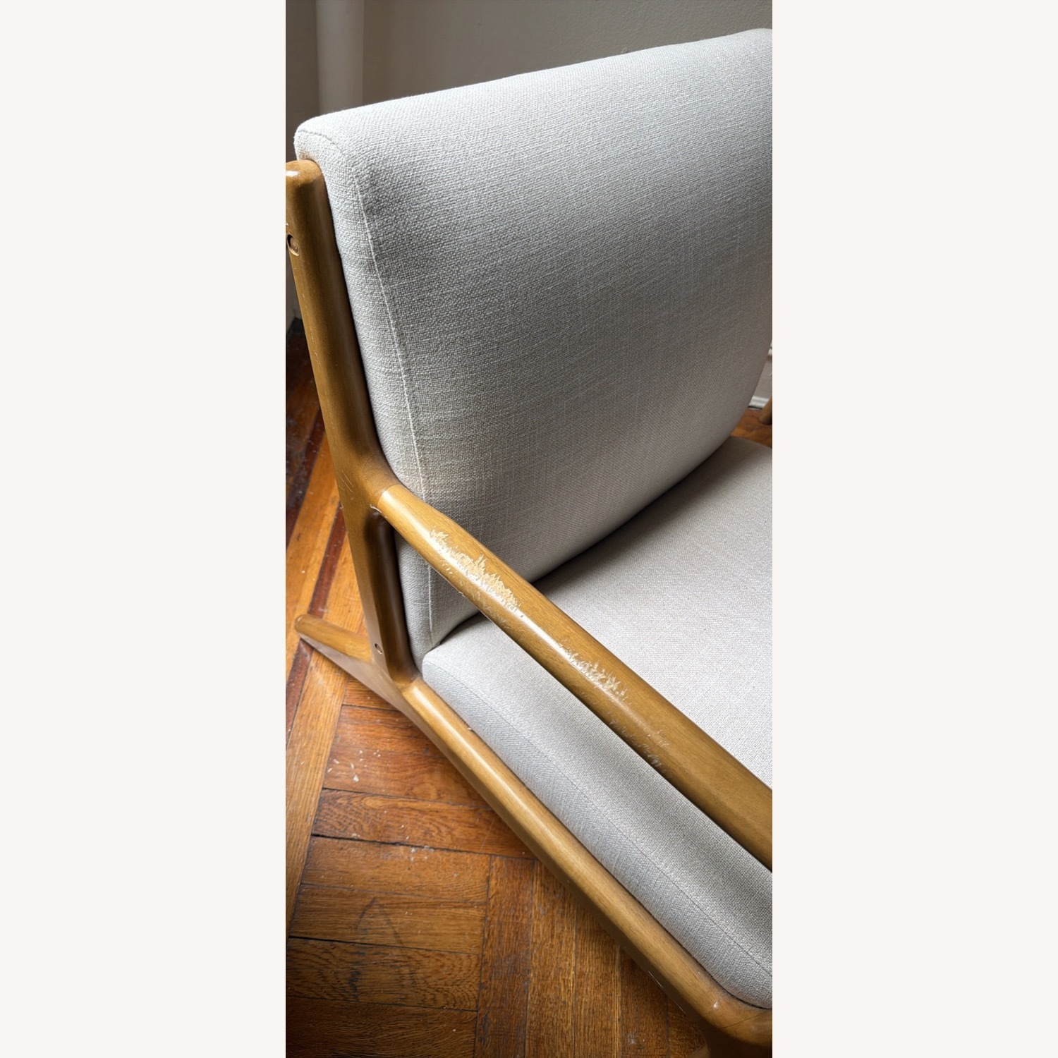 Target Natural Upholstered Armchair - image-3