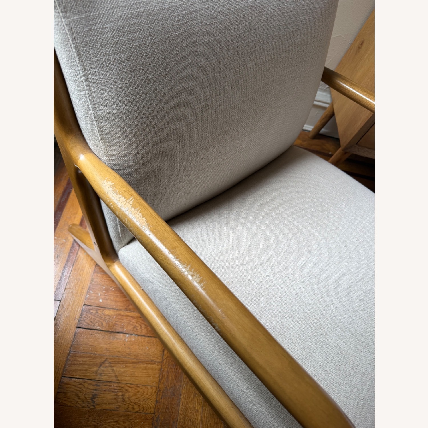 Target Natural Upholstered Armchair - image-4