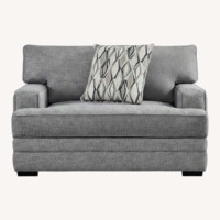 Rooms To Go Light Gray Loveseat