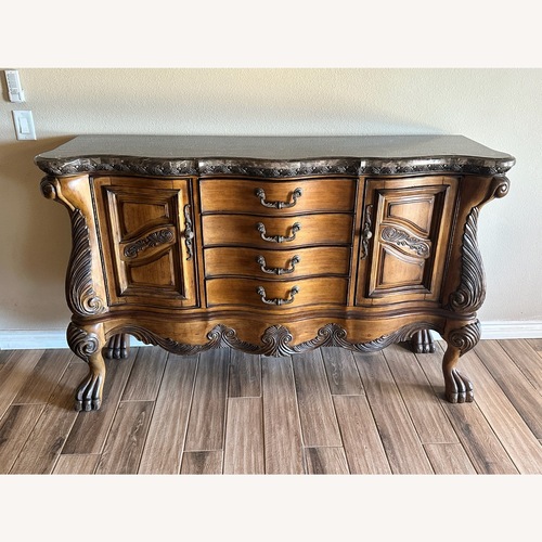 Used Michael Amini Amaretto Buffet/Hutch for sale on AptDeco