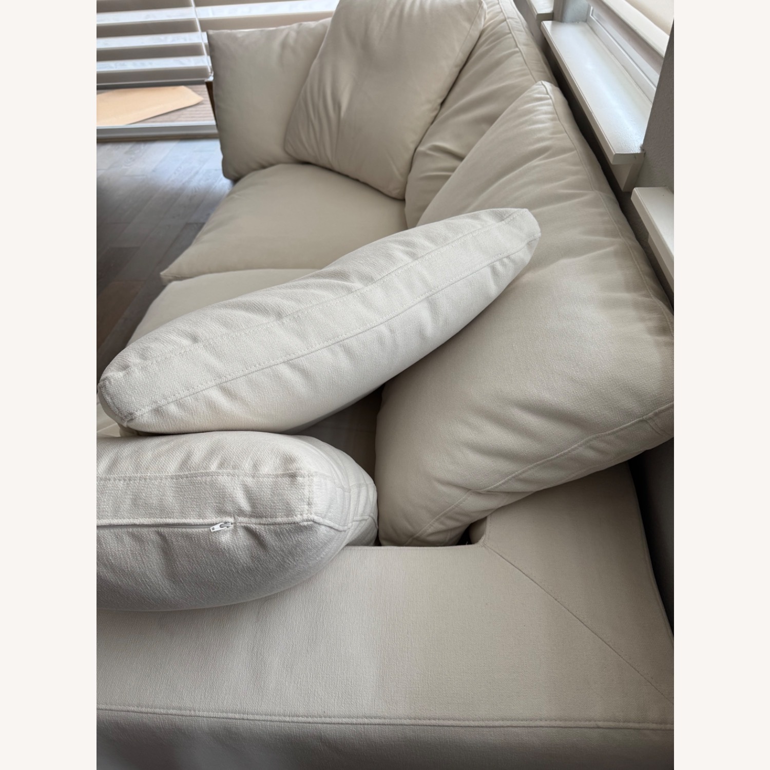 Restoration Hardware Cloud Luxe Performance Linen Weave - image-5