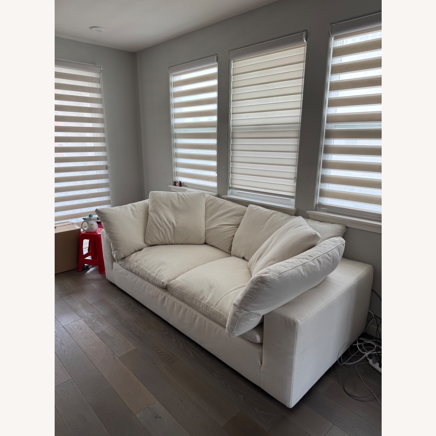 Restoration Hardware Cloud Luxe Performance Linen Weave - image-10