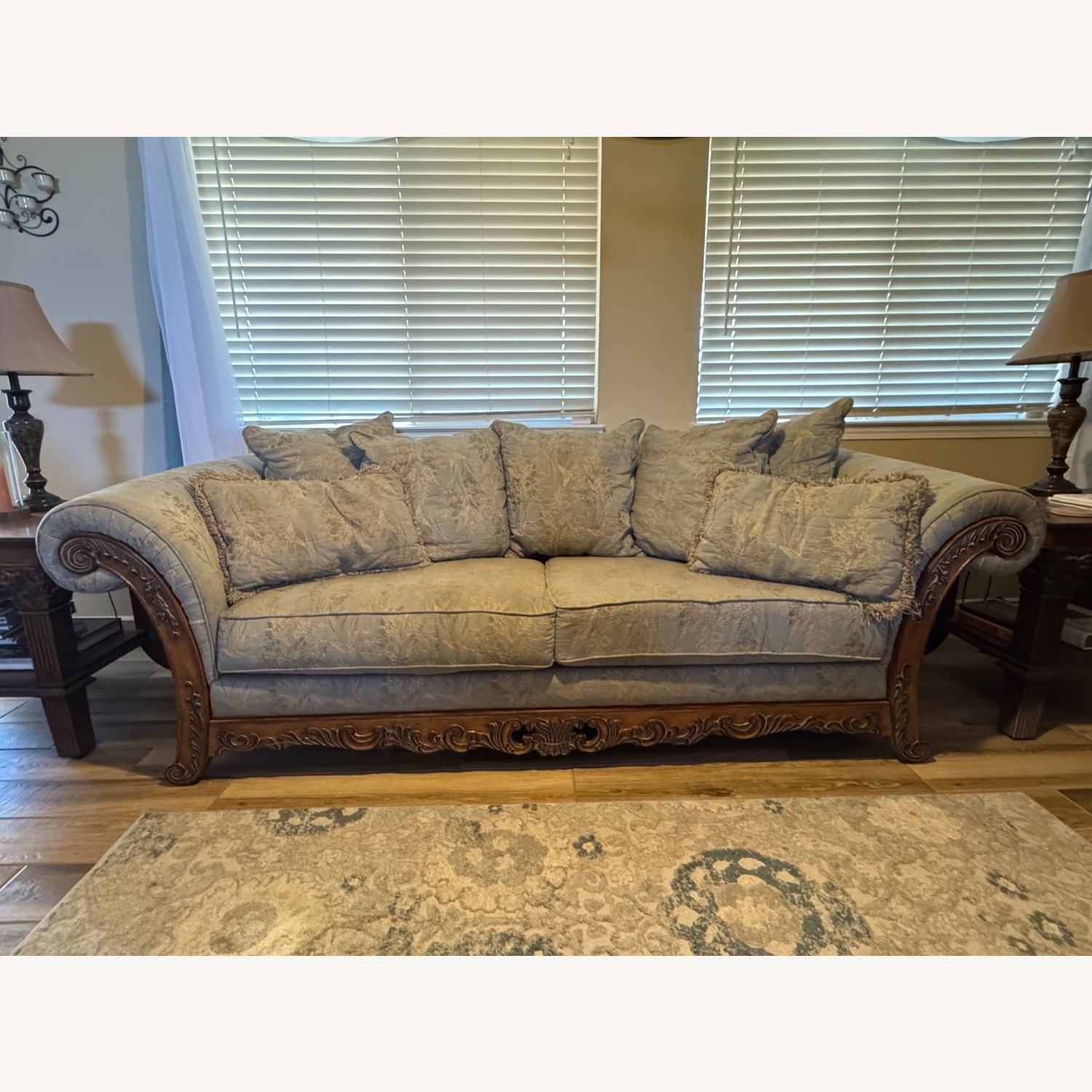 Michael Amini Amaretto Couch - image-2