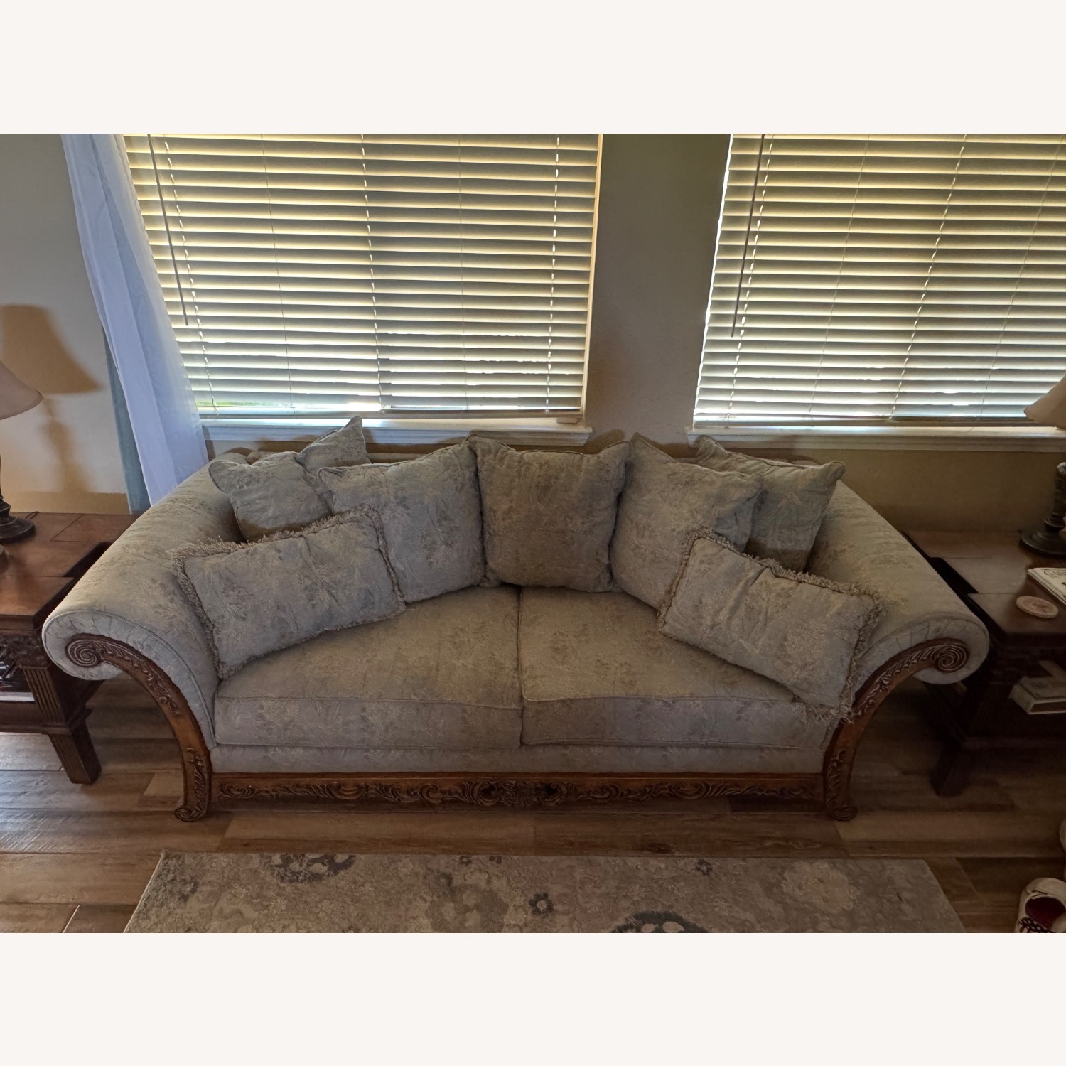 Michael Amini Amaretto Couch - image-3