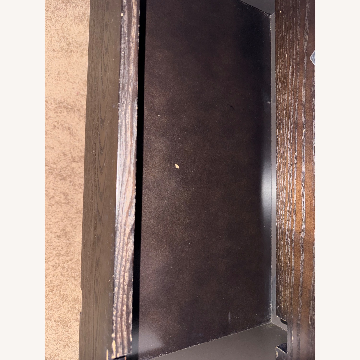 West Elm Square Cutout Chocolate 6 Drawer Dresser - image-3