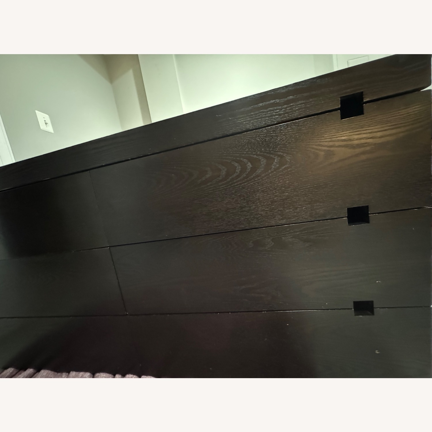 West Elm Square Cutout Chocolate 6 Drawer Dresser - image-7
