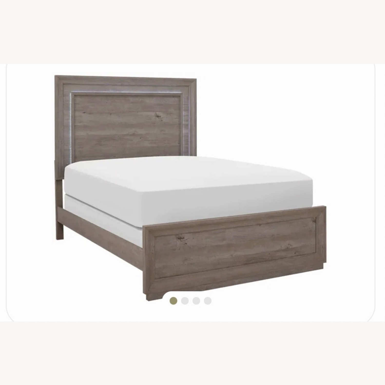 Mela King Size Bed Frame W LED Headboard - image-2