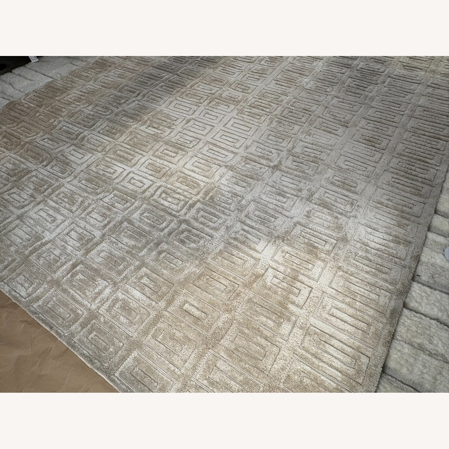 Restoration Hardware Rajouri Silk & Wool Rug – 9' × 12' Sand - image-23