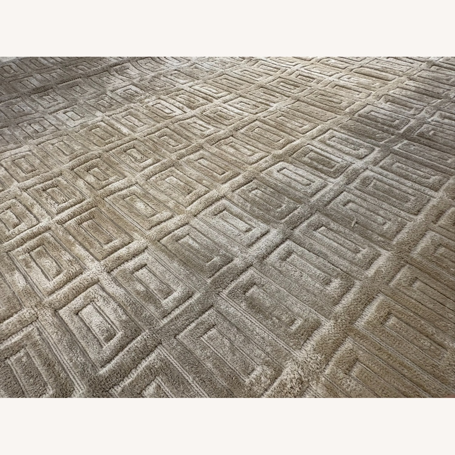 Restoration Hardware Rajouri Silk & Wool Rug – 9' × 12' Sand - image-10