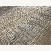 Restoration Hardware Rajouri Silk & Wool Rug – 9' × 12' Sand