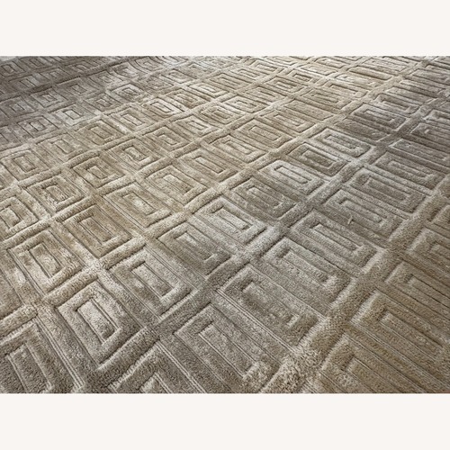 Used Restoration Hardware Rajouri Silk & Wool Rug – 9' × 12' Sand for sale on AptDeco