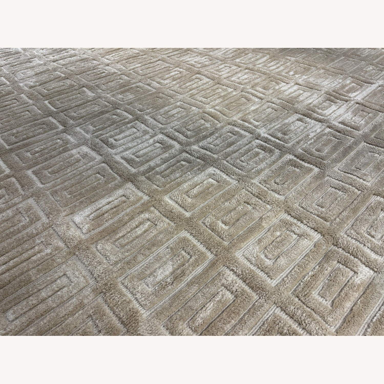 Restoration Hardware Rajouri Silk & Wool Rug – 9' × 12' Sand - image-3