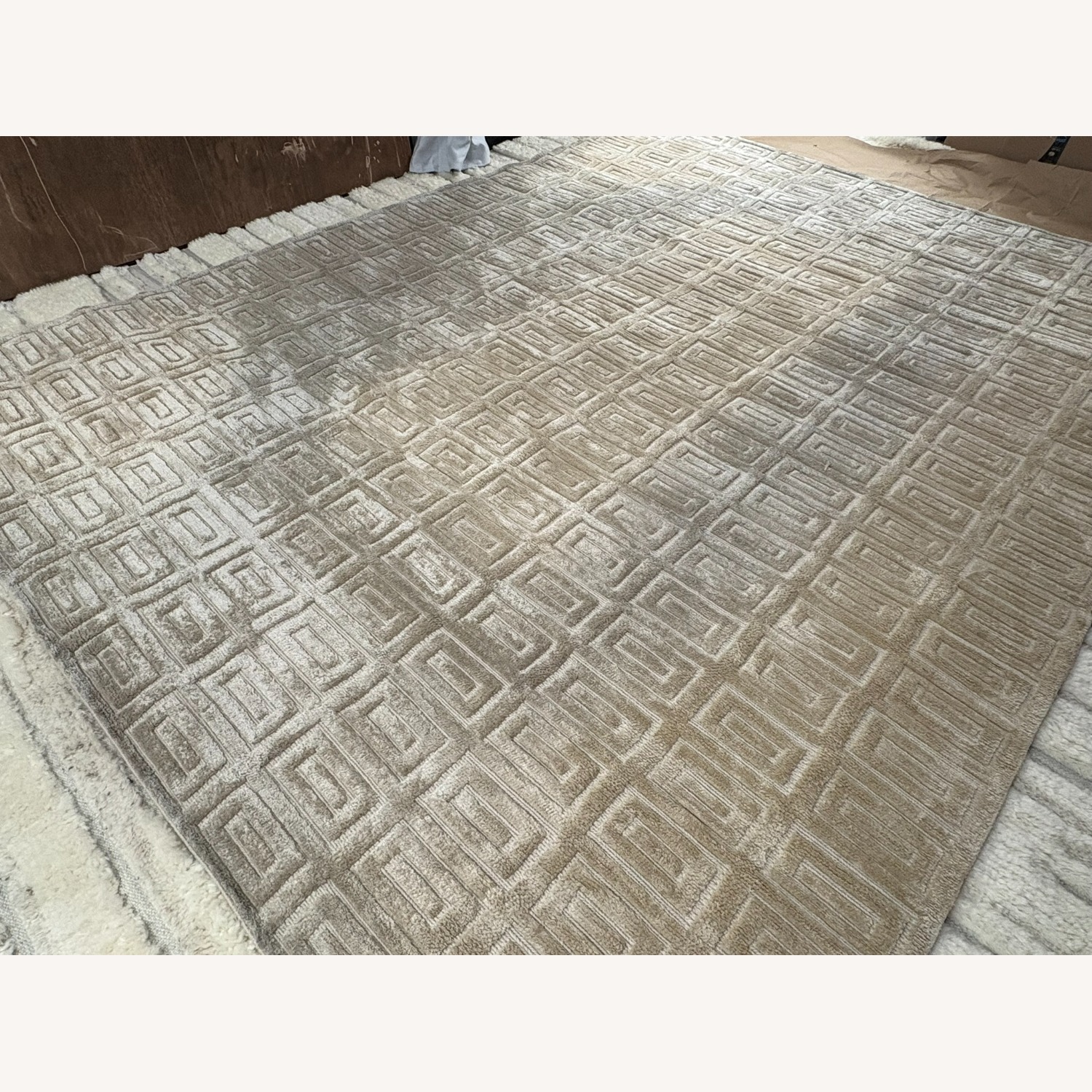 Restoration Hardware Rajouri Silk & Wool Rug – 9' × 12' Sand - image-21