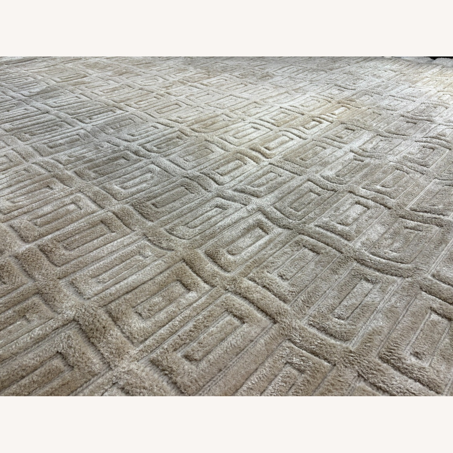 Restoration Hardware Rajouri Silk & Wool Rug – 9' × 12' Sand - image-14