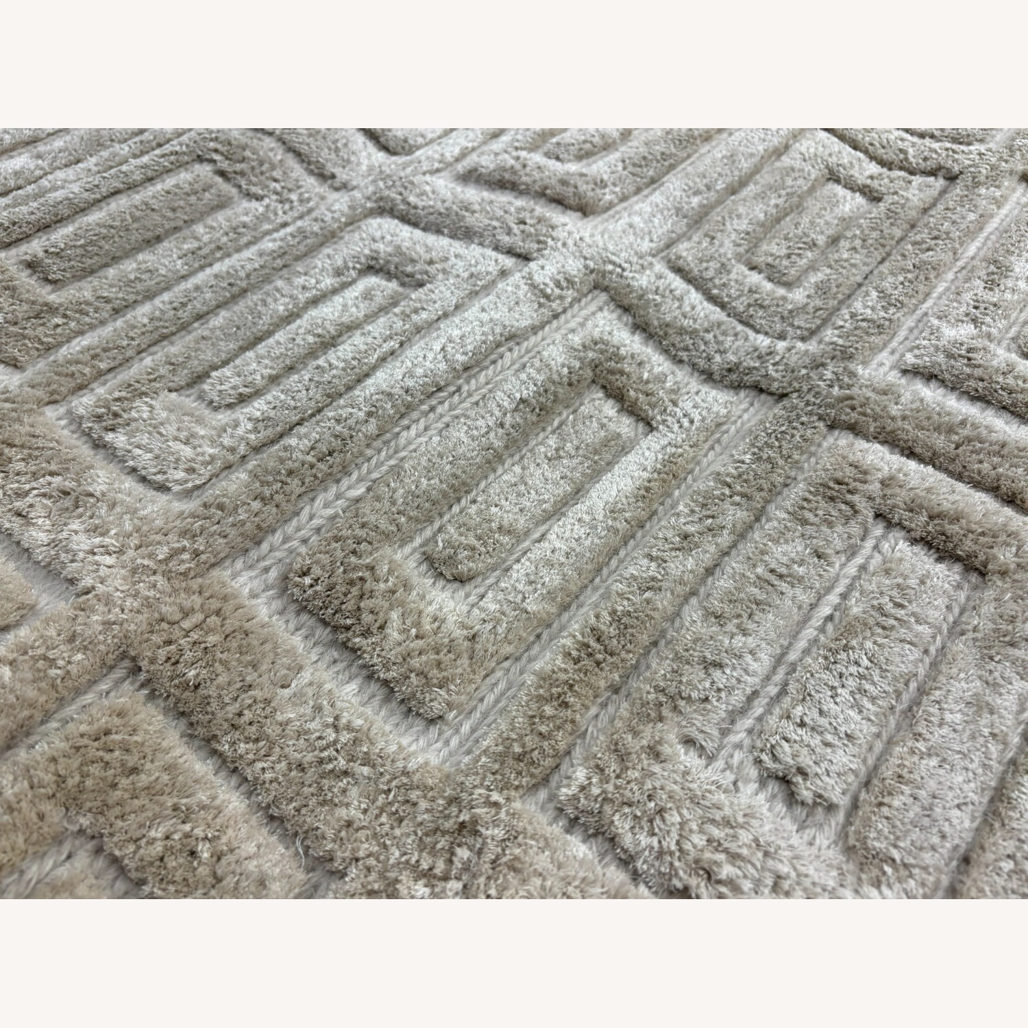 Restoration Hardware Rajouri Silk & Wool Rug – 9' × 12' Sand - image-17