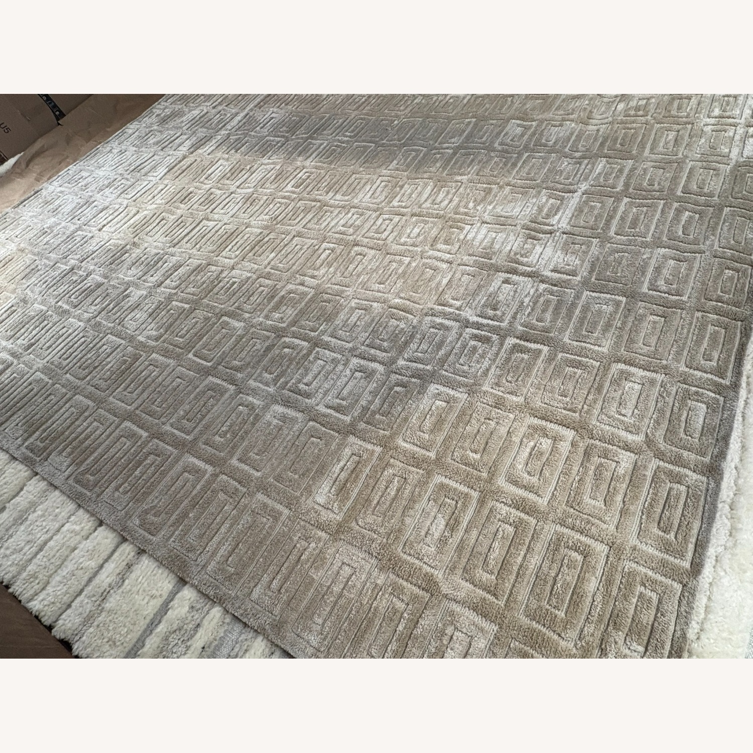Restoration Hardware Rajouri Silk & Wool Rug – 9' × 12' Sand - image-11